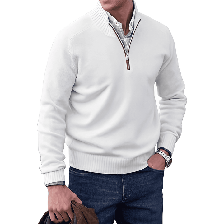 EMILIO™|ELEGANT ZIPPER SWEATER