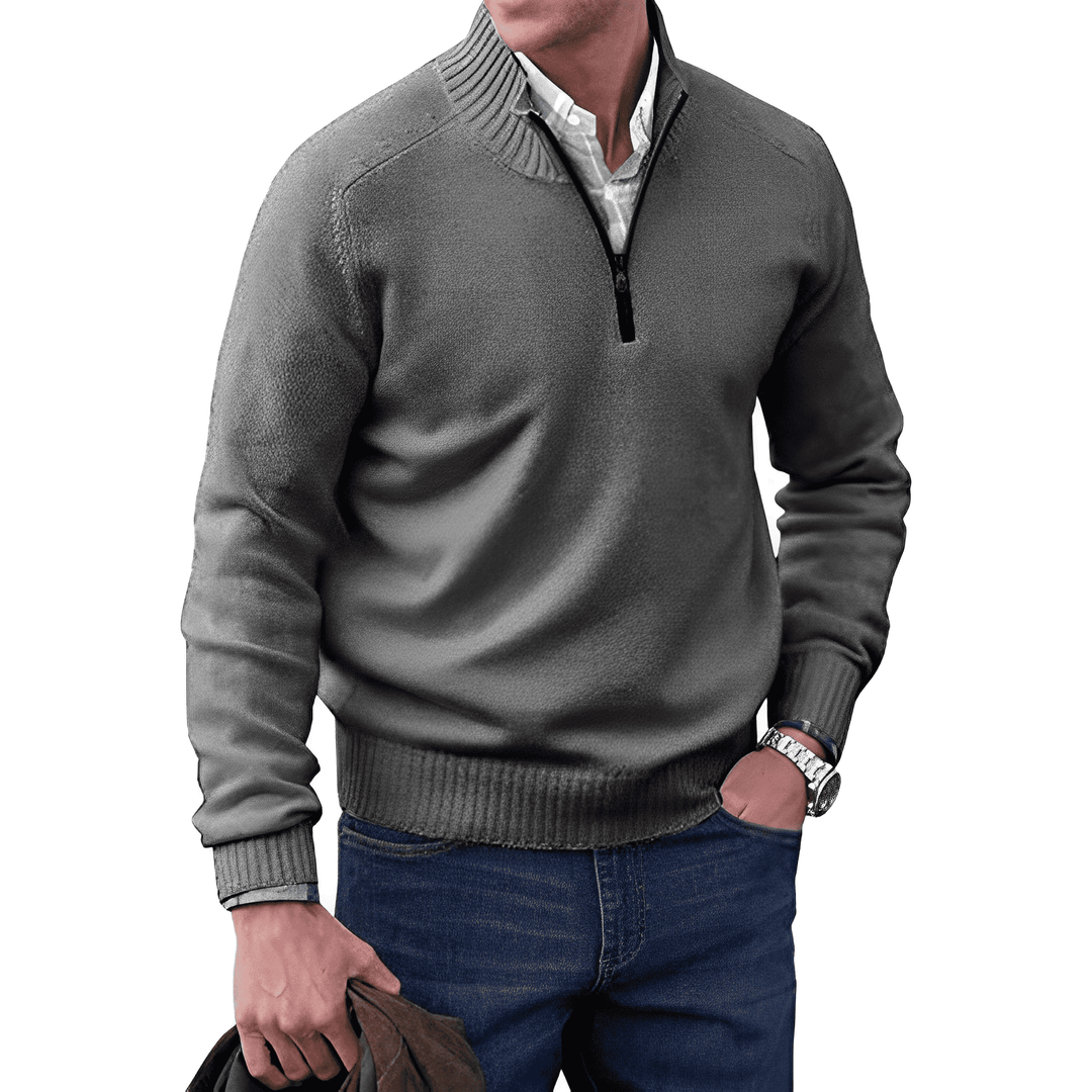 EMILIO™|ELEGANT ZIPPER SWEATER