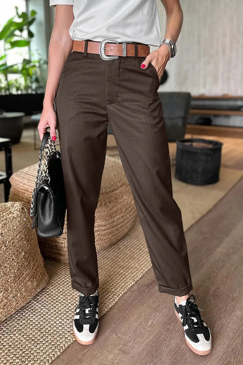 SYLVIA™|STRIPED PANTS