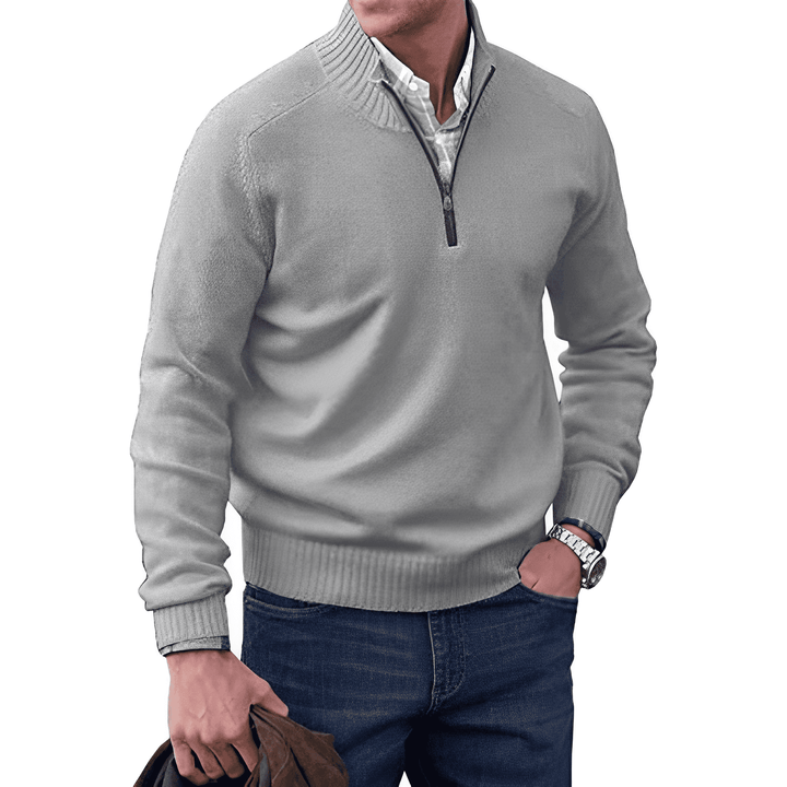 EMILIO™|ELEGANT ZIPPER SWEATER