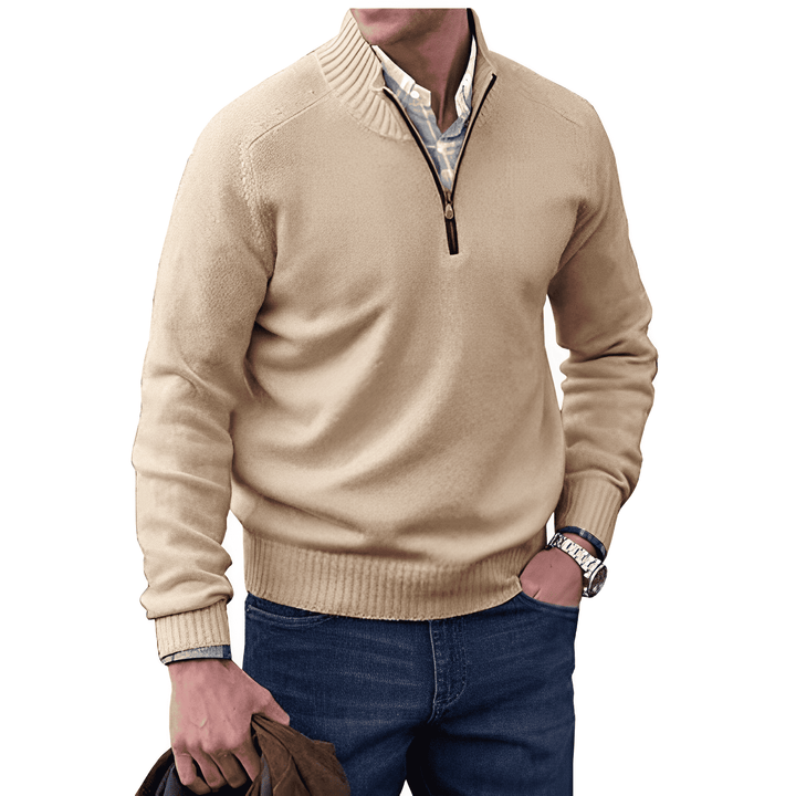 EMILIO™|ELEGANT ZIPPER SWEATER