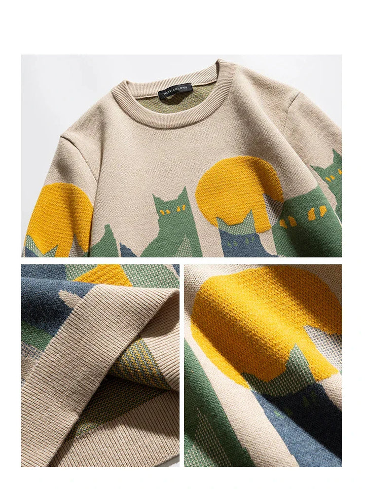 DOMENICO™|UNISEX CAT SWEATER