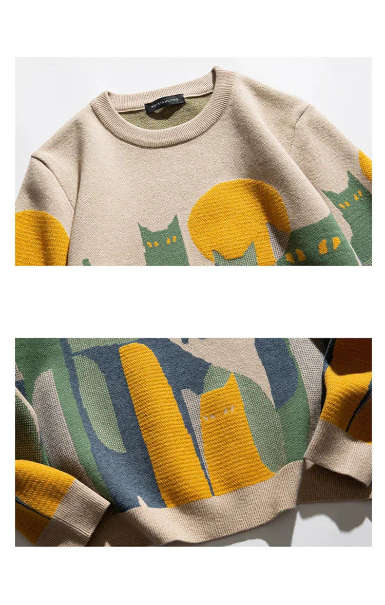 DOMENICO™|UNISEX CAT SWEATER