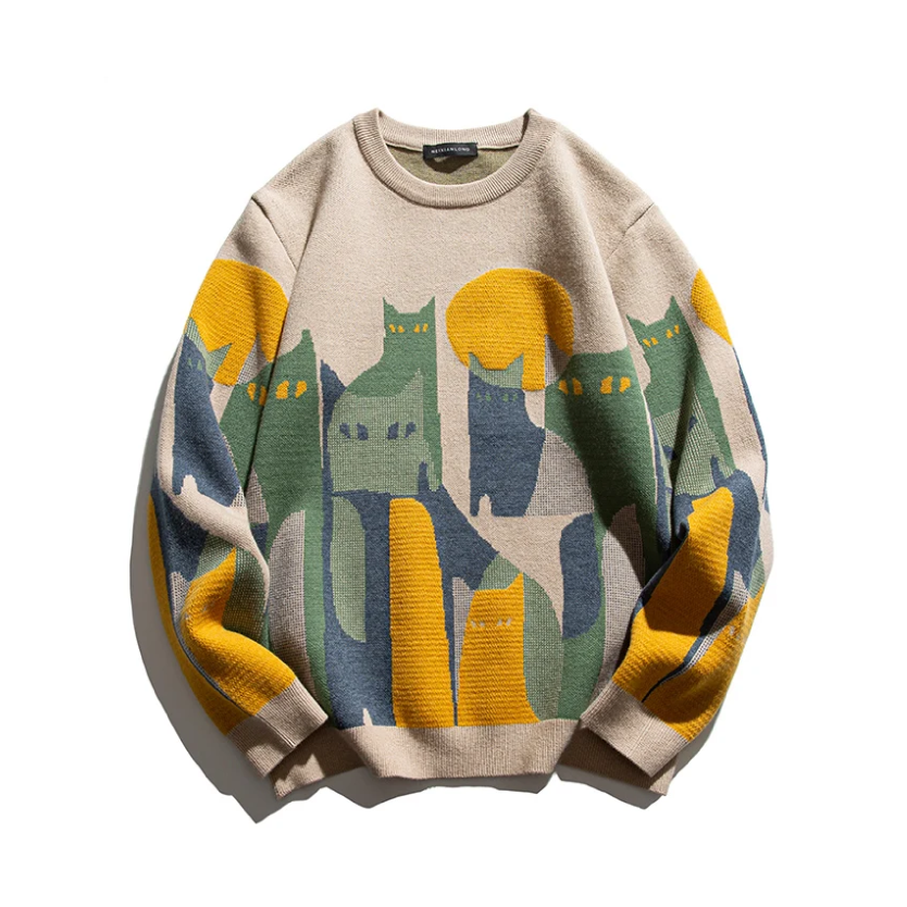 DOMENICO™|UNISEX CAT SWEATER