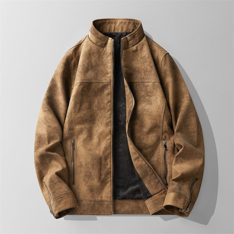 MARCOLA™|LEATHER JACKET