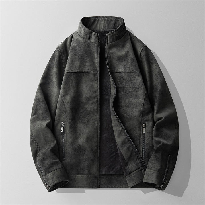 MARCOLA™|LEATHER JACKET