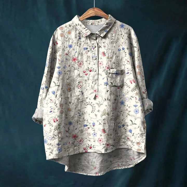 SIMONA™|ELEGANT FLORAL SHIRT