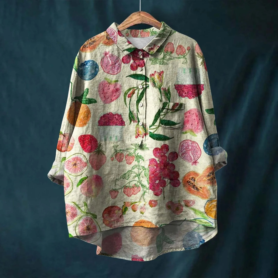 SIMONA™|ELEGANT FLORAL SHIRT