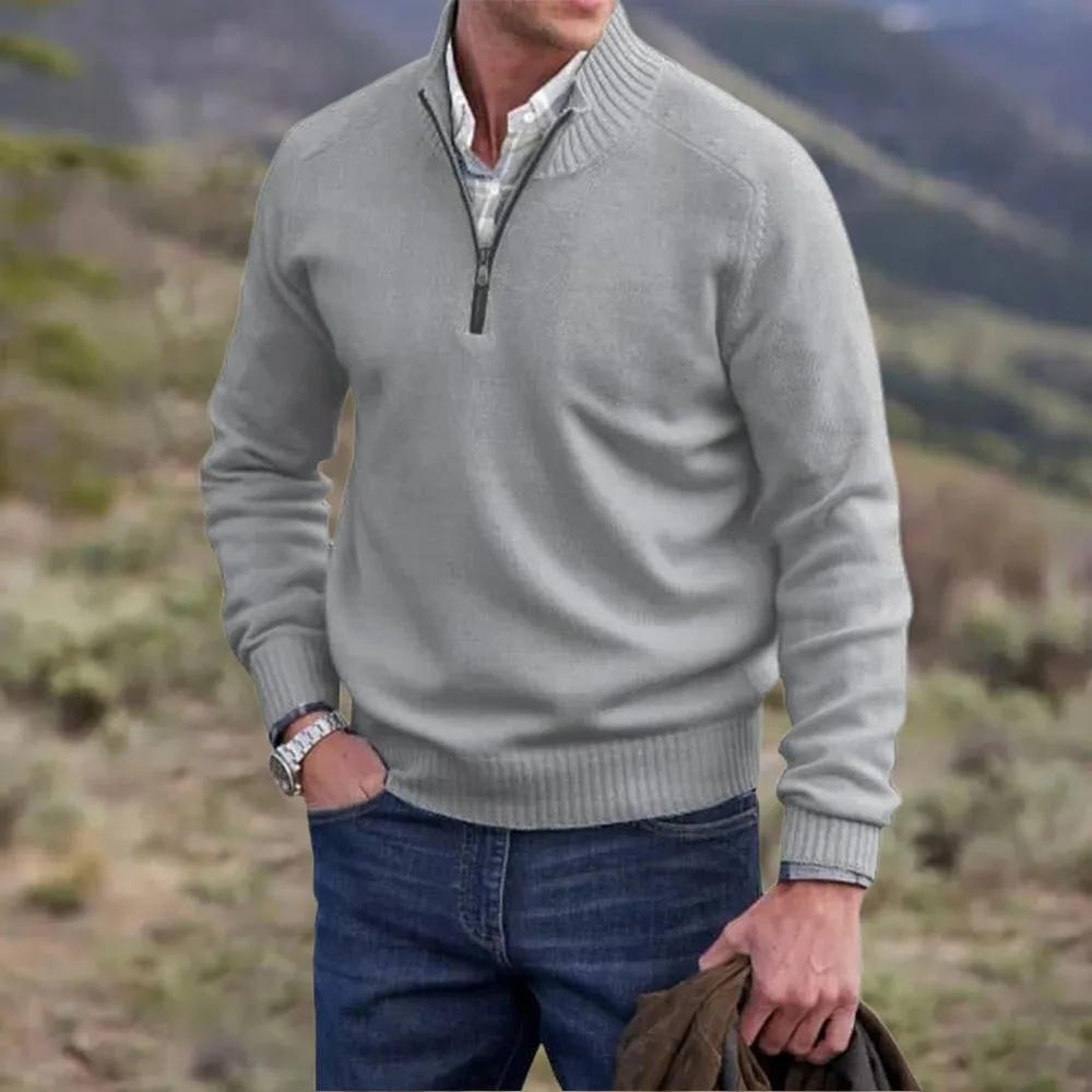 EMILIO™|ELEGANT ZIPPER SWEATER